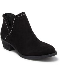carlos santana black ankle boots