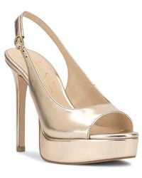 Jessica Simpson - Sibilla Slingback Platform Stiletto Pumps - Lyst