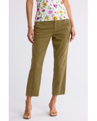 L'Agence - Harlow High Waist Slim Fit Trouser Pants - Lyst