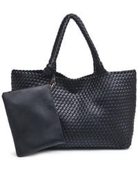 Moda Luxe - Woven Unlined Tote Bag And Pouch - Lyst