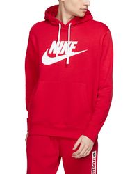 Nike - Sportswear Club Fleece Logo Hoodie - Lyst