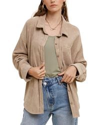 Wishlist - Star Corduroy Shirt Jacket - Lyst