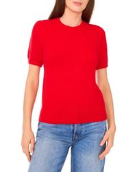 Cece - Crewneck Short Sleeve Sweater - Lyst