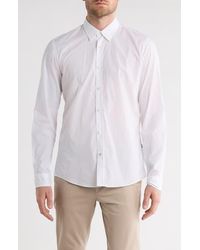 BOSS - Roan Kent Cotton Button-Up Shirt - Lyst