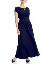 Max Studio - Front Keyhole Maxi Dress - Lyst