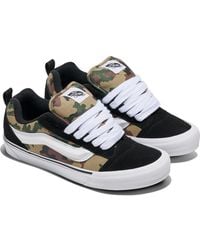 Vans - Knu School Camo Suede & Canvas Low Top Sneaker - Lyst