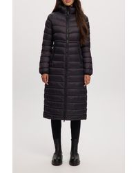 Noize - Ivy Lightweight Long Puffer Coat - Lyst