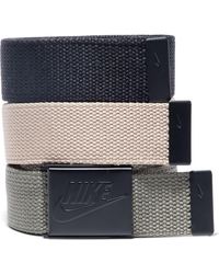 Nike - Set Of 3 Webbed Belts - Lyst