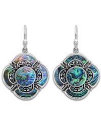 Samuel B. - Sterling Shell Drop Earrings - Lyst