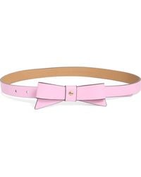 Kate Spade - Bow Belt With Spade - Lyst