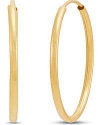 Frankie & Zoe - Endless Huggie Hoop Earrings - Lyst