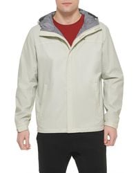 Tommy Hilfiger - Hooded Rain Slicker Jacket - Lyst