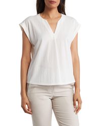 Bobeau - Dolman Sleeve Piqué T-shirt - Lyst