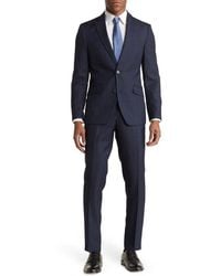Savile Row - Hoxton Grid Check Two-Button Notch Lapel Suit - Lyst