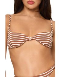 LSPACE - Tulip Stripe Underwire Bikini Top - Lyst