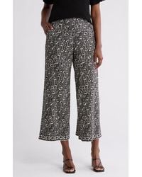 Max Studio - Wide Leg Pull-On Crop Pants - Lyst