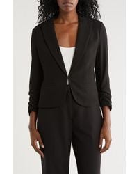 Amanda + Chelsea - Scrunch Sleeve Blazer - Lyst