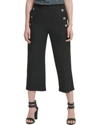 DKNY - Cropped Sailor Pants - Lyst