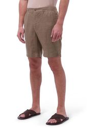 Bugatchi - Trent Drawstring Linen Shorts - Lyst