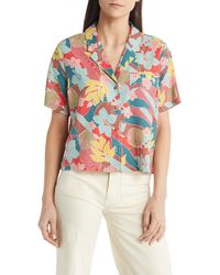 Marine Layer - Lucy Resort Short Sleeve Button-up Camp Shirt - Lyst
