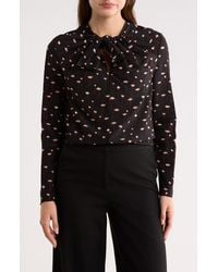 Longchamp - Woven Silk Top - Lyst