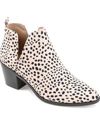 Journee Collection - Journee Lola Patterned Ankle Bootie - Lyst