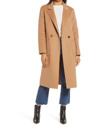 halogen boucle coat