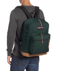 jansport right pack pine grove green