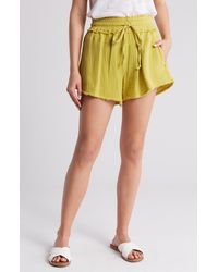 Vici Collection - Kennedy Cotton Gauze Fray Shorts - Lyst