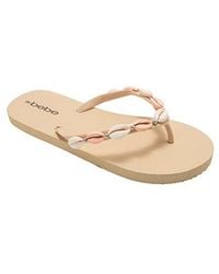 Bebe - Seashell Flip Flop - Lyst