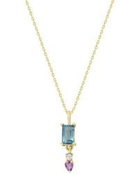 Bony Levy - Color 14K Mixed Stone Pendant Necklace - Lyst