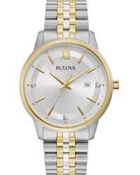 Bulova - Diamond Bracelet Watch, 41Mm - Lyst