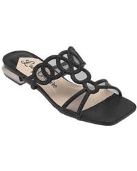 Lady Couture - Fab Rhinestone Slide Flat - Lyst