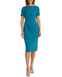 Maggy London - Zigzag Knit Sheath Dress - Lyst
