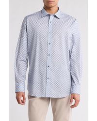Bugatchi - Julian Classic Fit Long Sleeve Woven Shirt - Lyst