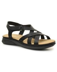 Taryn Rose - Lasercut Slide Sandal - Lyst