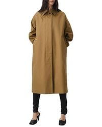 Mango - Selection Longline Cotton Trench Coat - Lyst