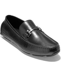Cole Haan - Wyatt Leather Bit Driver Loafer - Lyst