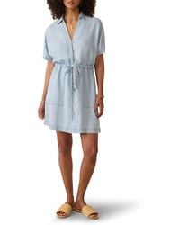 Faherty - Oakley Tried & True Chambray Shirtdress - Lyst