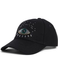 Kurt Geiger - Evil Eye Embellished Adjustable Baseball Cap - Lyst