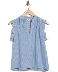 Max Studio - Ruffle Sleeveless Top - Lyst