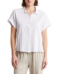 Splendid - Padua Short Sleeve Button-up Shirt - Lyst