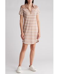 Bobeau - Striped Polo Dress - Lyst
