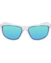 Nike - Adrenaline 66Mm Oversize Rectangle Sport Wrap Sunglasses - Lyst