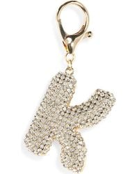 Leith - Pavé Initial Bag Charm - Lyst