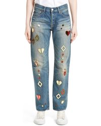 Tu Es Mon Tresor Straight-leg jeans for Women - Up to 44% off at Lyst.com