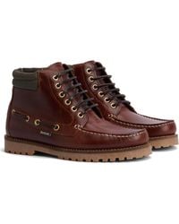 Barbour - Tiller Moc Toe Boot - Lyst