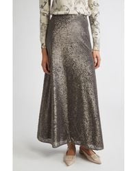 Herno - Sequin A-Line Skirt - Lyst