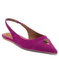 Kurt Geiger - Belgravia Small Eagle Slingback Flat - Lyst