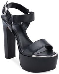 DKNY - Shila Ankle Strap Platform Sandal - Lyst